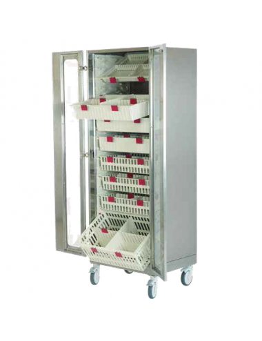 Wooden ISO Module Cabinet, with Long Side Panels
